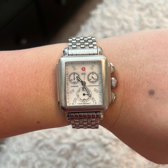 Silver Michele watch - Picture 7 of 10